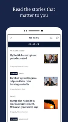 The Sydney Morning Herald android App screenshot 0